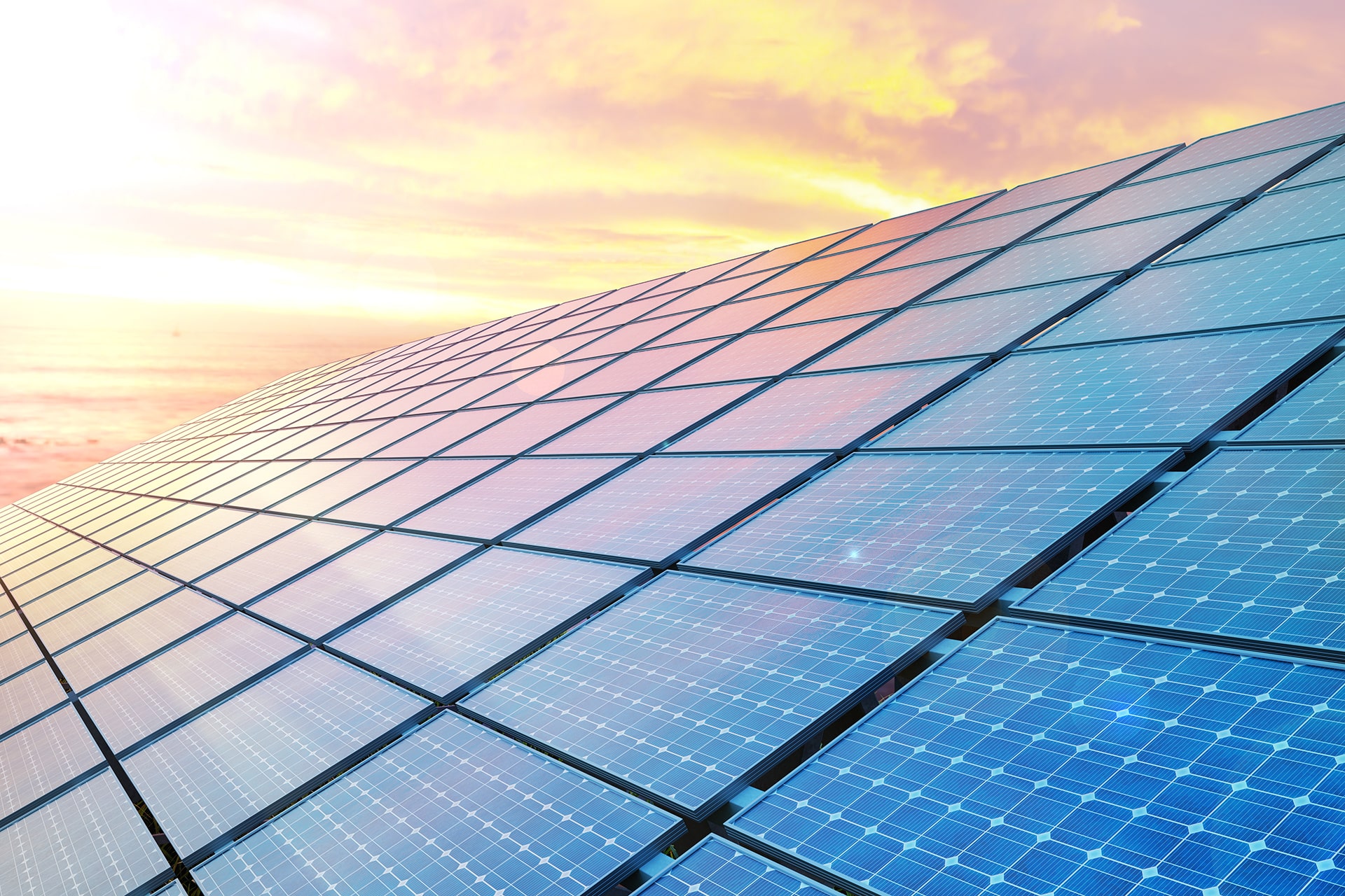 Solar panel installation